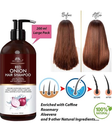 Intimify Onion Hair Oil to Promote Hair Growth Reduce Hair Loss, Silky & Shiny Hair Shampoo 200 mL