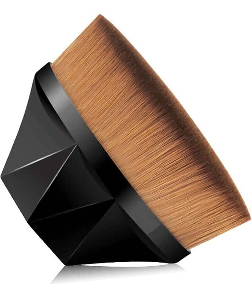 SkinPlus Flat Top Kabuki Hexagon Face Blush Foundation Brush 1 Pcs 10 g