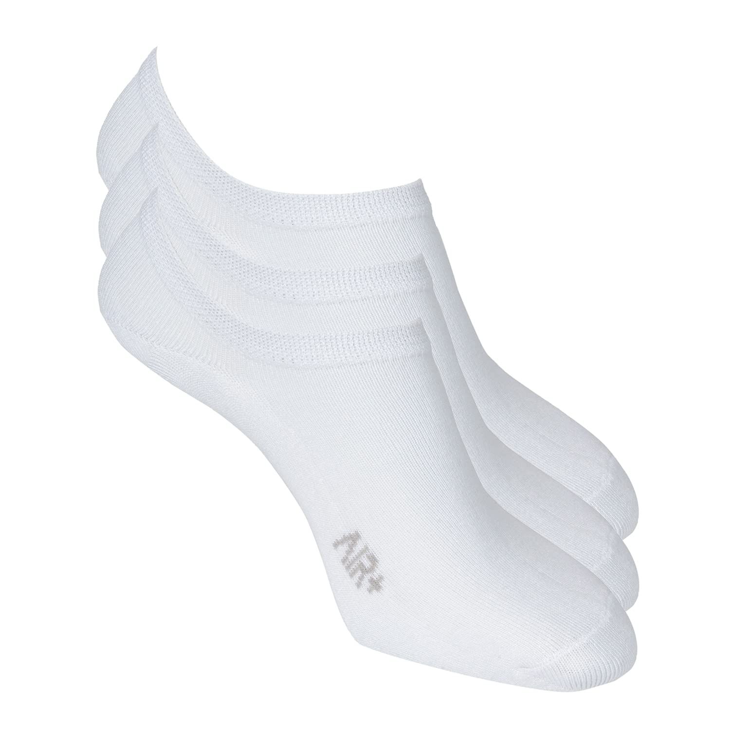 Red Tape Men's No Show Socks | Pack of 3 Solid Shoe Liners | Low Cut Invisible Socks for Loafers & Sneakers | Soft & Breathable Cotton Blend