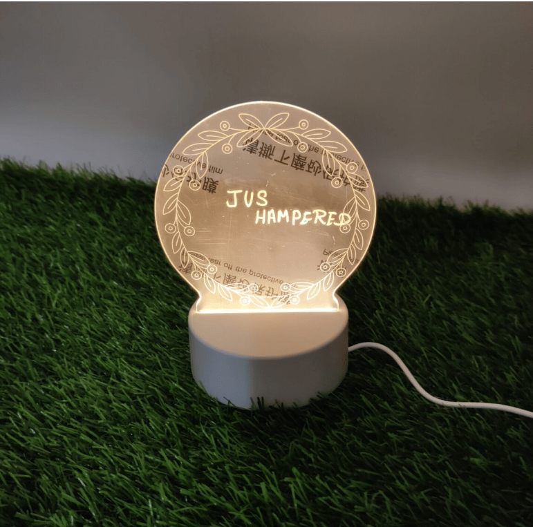 USB LED 3D Illusion Night Lamp for Home Decor
