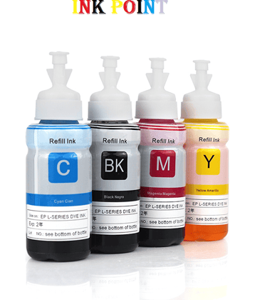 INK POINT Multicolor Four bottles Refill Kit for Refill Ink Compatible for EP 664 L130, L360, L380, L350, L361, L565, L210
