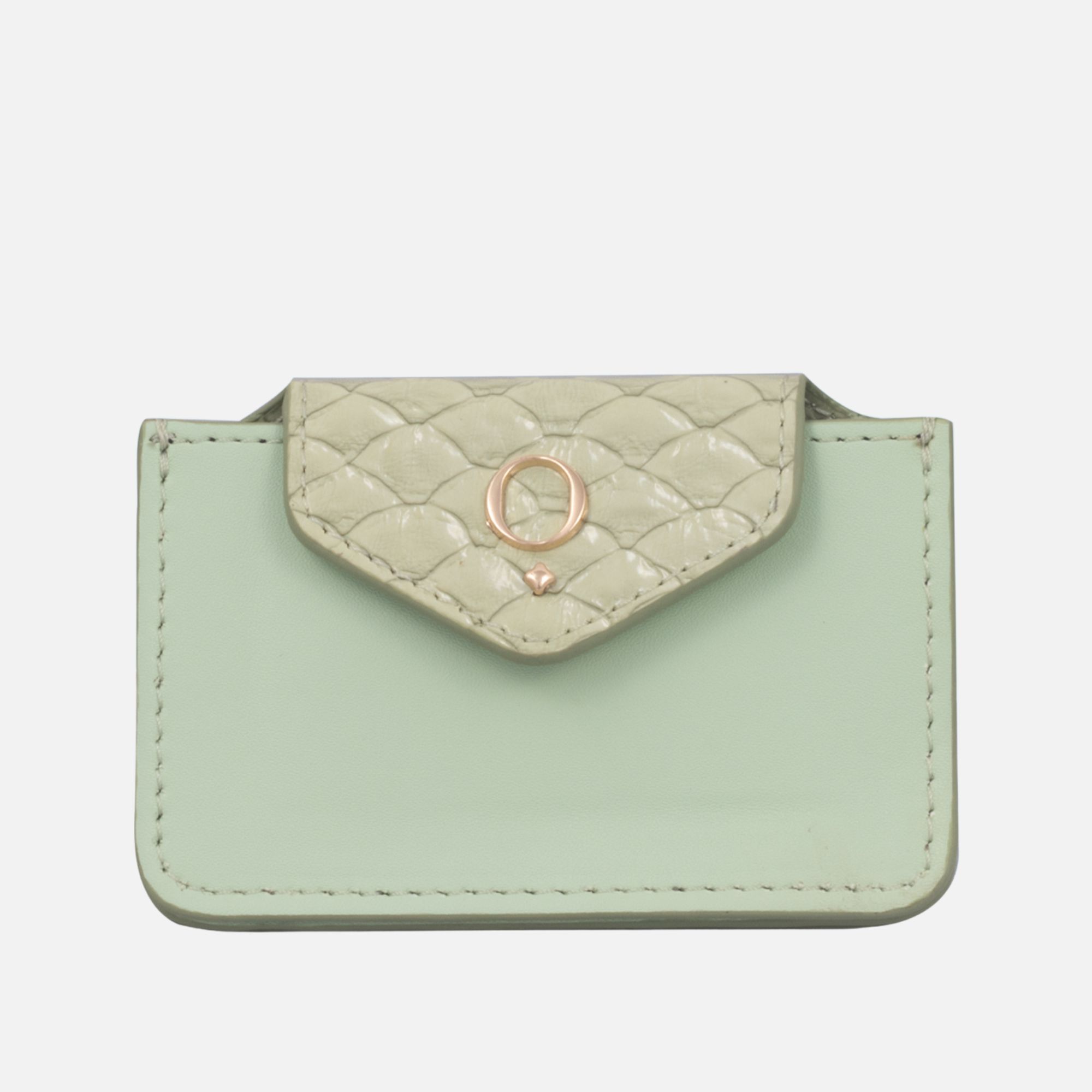 Green Claire Card Holder