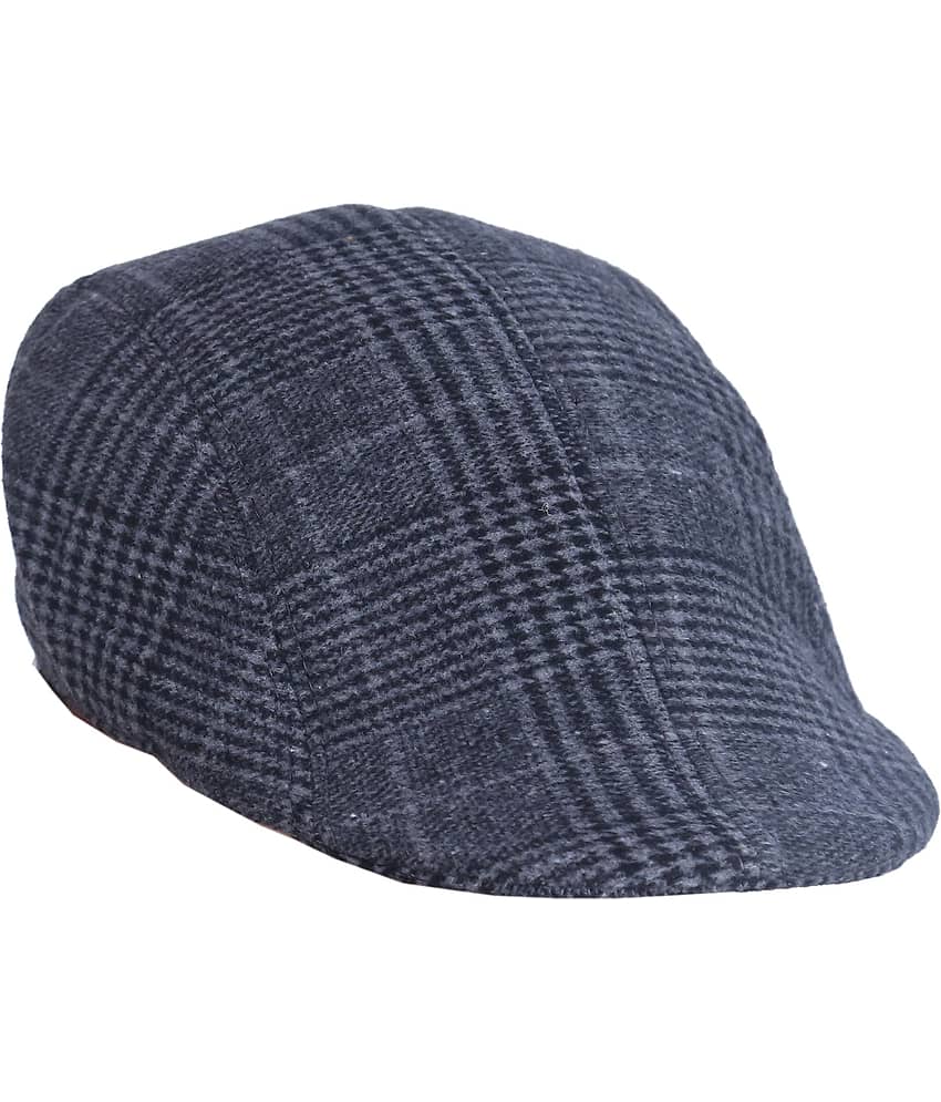 Zacharias Gray Woollen Men's Cap ( Pack of 1 )