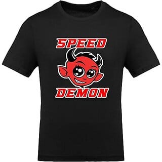 FastB Men Graphic Print Round Neck Black T-Shirt