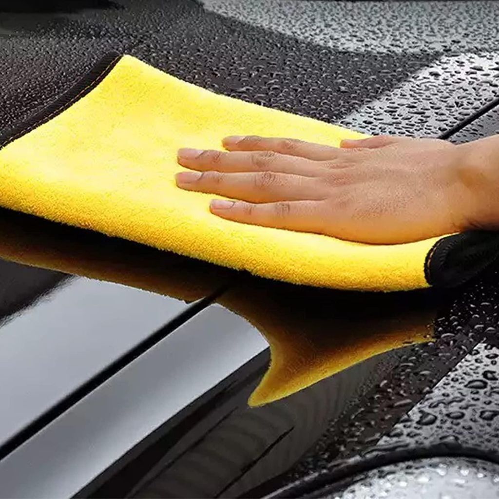 Premium Microfiber Car Detailing Towel - Dual-Sided & Super Absorbent