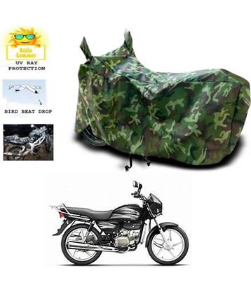 RONISH Bike Body Cover for Hero Splendor Plus ( Pack of 1 ) , Multicolour