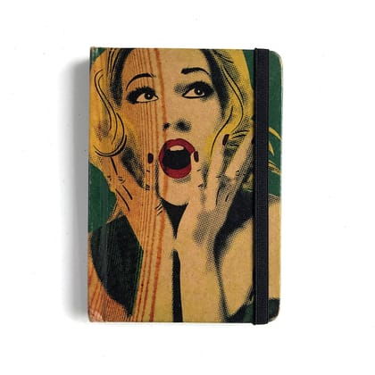 Mooch Diary Marilyn Monroe - (Green)-A5 / Indian Khaki