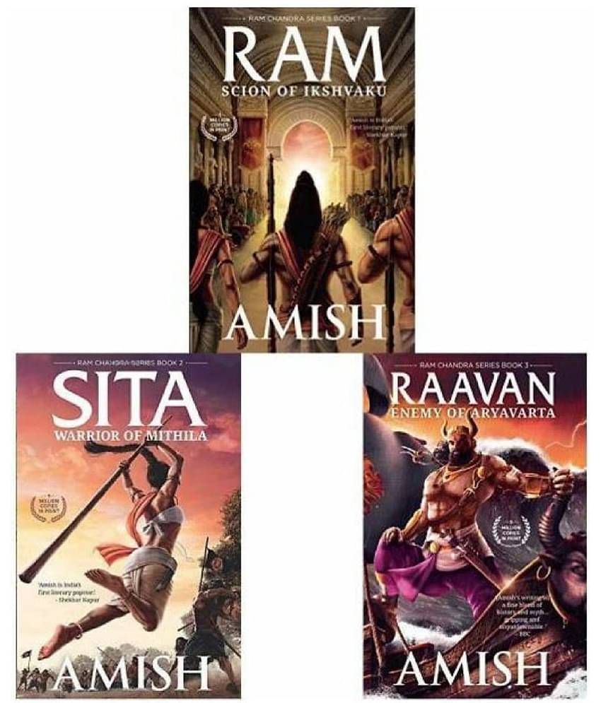 Ram Chandra Series - Ram, Sita & Raavan (Set of 3 Books) English Paperback By Amish Tripathi