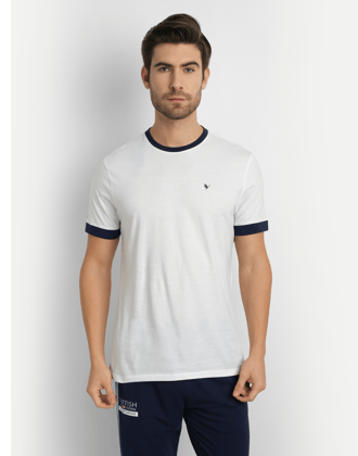 Mens Premium Cotton Half Sleeve Crew Neck T-Shirts-M
