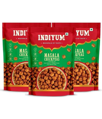 Indiyum Channa Masala Chickpeas pack of 120gm (Pack of 3)