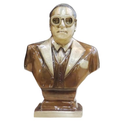 Brass Showpiece Ambedker Ji Statue - Handcrafted Indian Art Decor, Height : 17 Inch (BSMAS534 M)