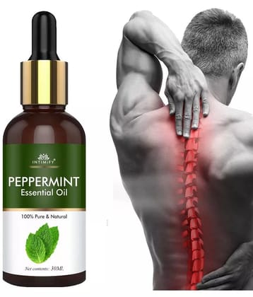 Intimify Peppermint Essential Oil, Aroma Essential Oil, Pain Relief Oil, 30 mL