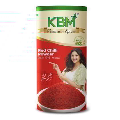 KBM Premium Spices Red Chilli Powder, 100 gm Cyl
