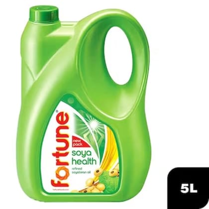 Fortune Refined Soyabean Oil Pouch 5 Ltrs