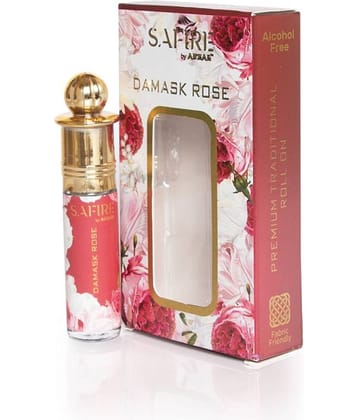 SAFIRE DAMASK ROSE ATTAR (COMBO PACK 6ML*2) ROLL-ON PERFUME OIL FOR MEN AND WOMEN