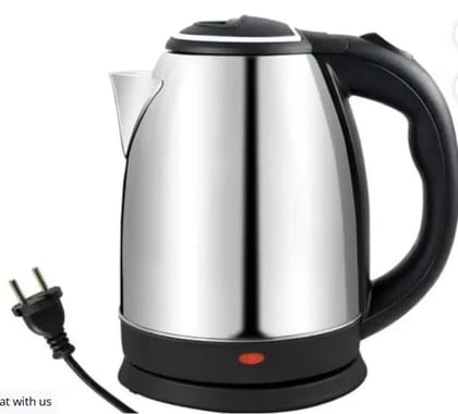 Stainless Steel 1.8l Electric Kettle, Multipurpose Water Boiler With Auto Shut-off, Tea and Coffee Maker With Handle, Large Capacity Stainless Steel 1.8l Electric Kettle, Multipurpose Water Boiler With Auto Shut-off, Tea and Coffee Maker With Handle, Large Capacity