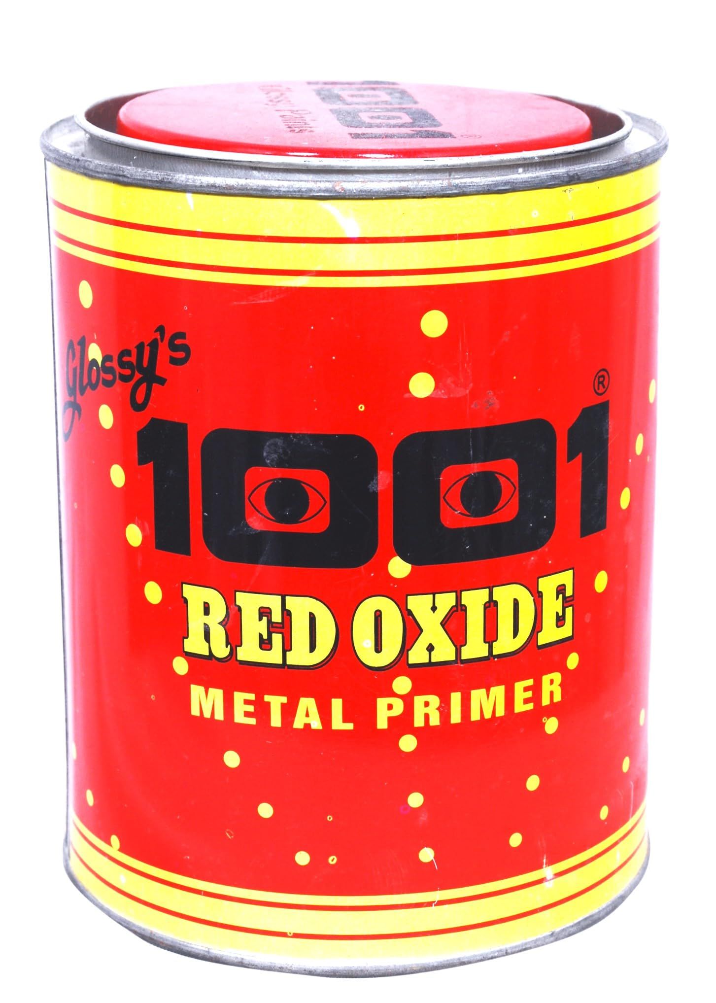 1001 Red Oxide Metal Primer St I Best use on Gates, grills, fences with Rust prevention, Excellent adhesion - 1 Ltr.