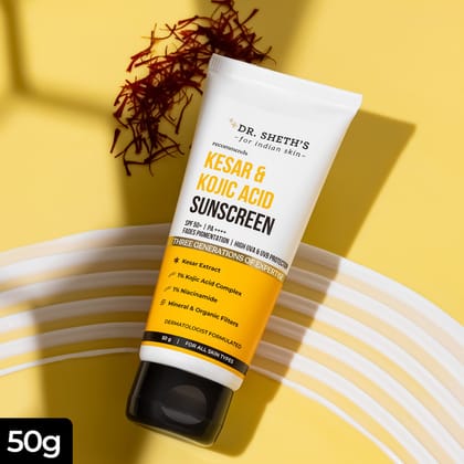 Kesar & Kojic Acid Sunscreen - 50g