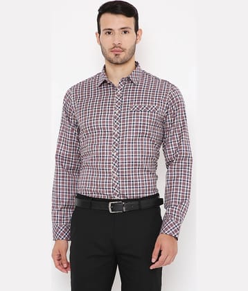 Maharaja - Red Polyester Slim Fit Men's Formal Shirt ( Pack of 1 )