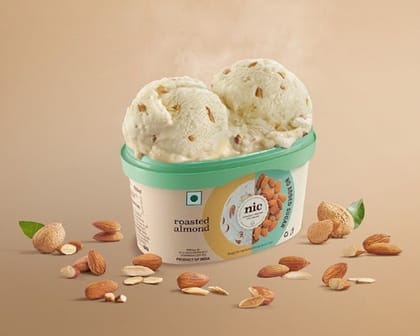 Roasted Almond Ice Cream 500ml
