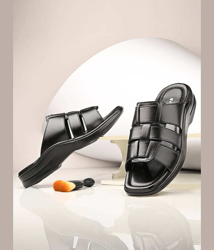 IVRAH - Black Men's Sandals