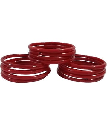 AFST Red Bangle Set ( Pack of 12 )