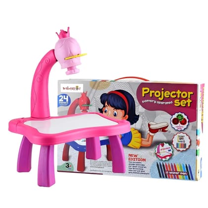 Braintastic Drawing Kids Projector Set Painting Desk Table with Patterns & Colorful Water Pens Table Lamp for Better Creativity & Education Board Game Toys for Kids Braintastic Drawing Kids Projector Set Painting Desk Table with Patterns & Colorful Water Pens Table Lamp for Better Creativity & Education Board Game Toys for Kids