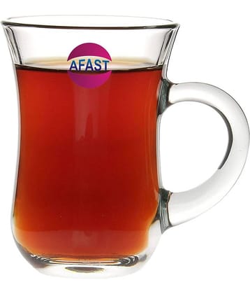 AFAST - Transparent Glass Tea Cup ( Pack of 1 )