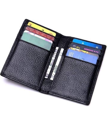 Hide&Sleek RFID Protected Brown Rexine Card Holder