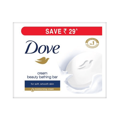 Dove Bathing Soap Cream Beauty 3 x 100g