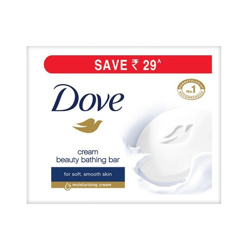 Dove Bathing Soap Cream Beauty 3 x 100g