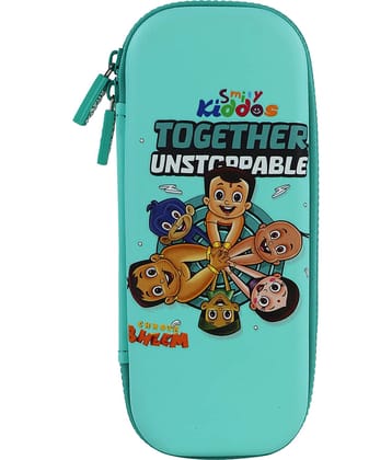 eva hardtop Small Pencil case Chota bheem unstopabble - Pastel green