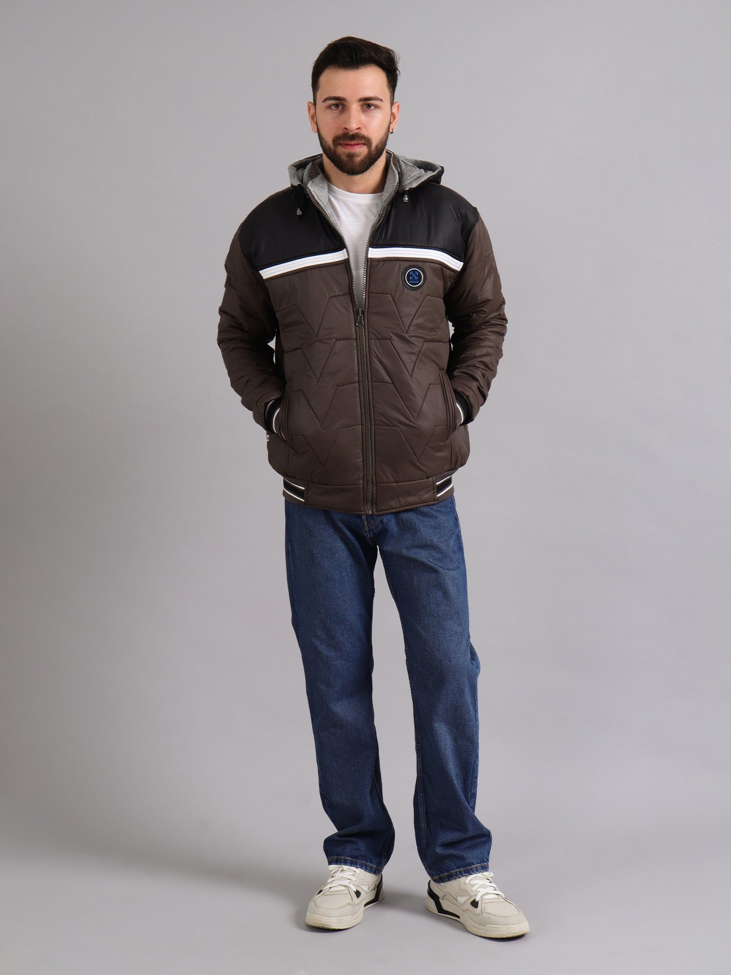 Winter outerwear for men-Brown / L