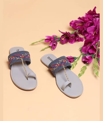 Shoestail Green Flats