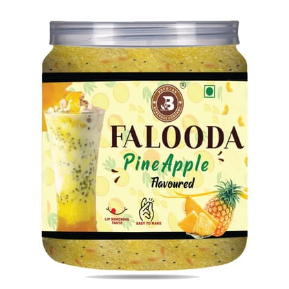 Brew Lab Pineapple Flavored Falooda | Instant Falooda Mix |Easy to Prepare|Ready to Eat 250 g