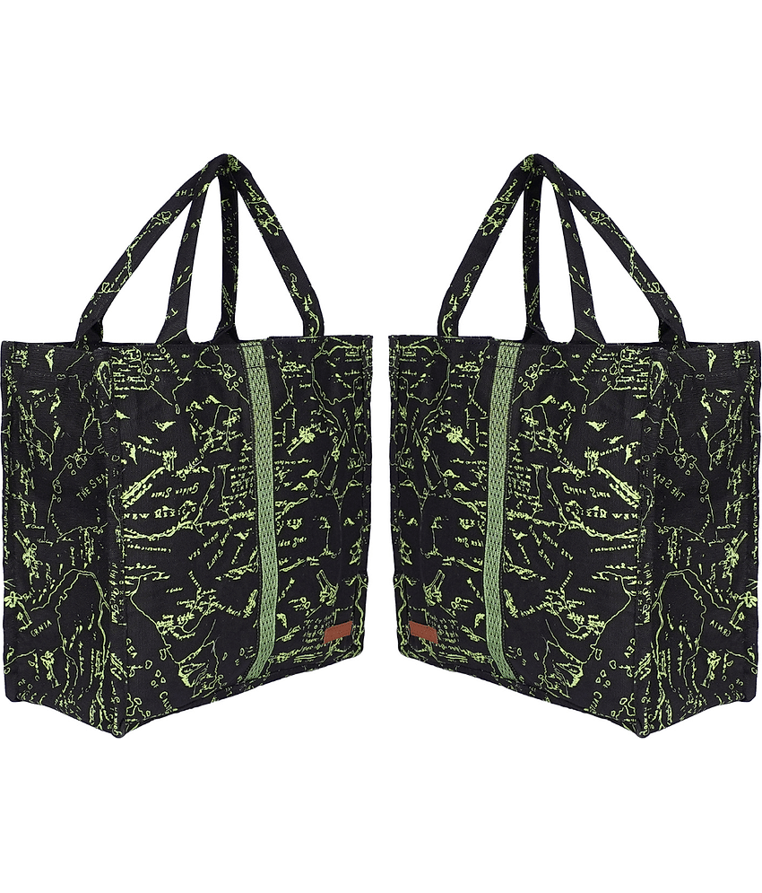 ENSAC Handheld Bag Cotton Set of 2 ( Olive )