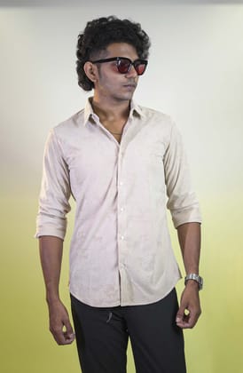 Corduroy Cream Shirt-S