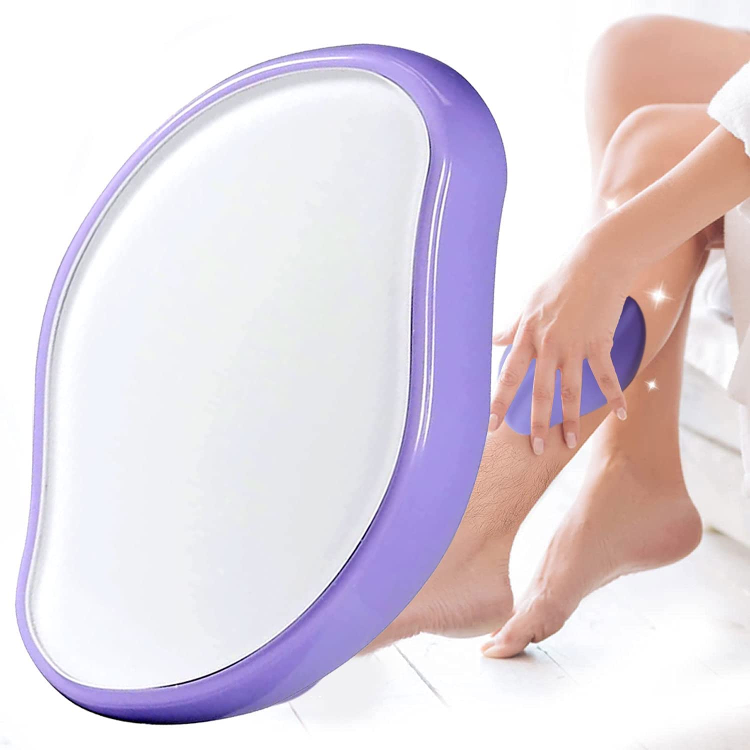 Crystal Hair Eraser Net Shape - Painless Magic Hair Remover Stone For Women