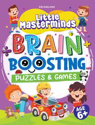Little Masterminds: Brain Boosting Puzzles & Games Activity Book for Kids Age 6 and Up