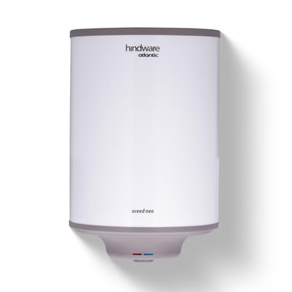 HINDWARE SMART APPLIANCES Atlantic Xceed Neo 15L, 2Kw, Glasslined Coated Tank, Storage Water Heater, White HINDWARE SMART APPLIANCES Atlantic Xceed Neo 15L, 2Kw, Glasslined Coated Tank, Storage Water Heater, White - White / 15L