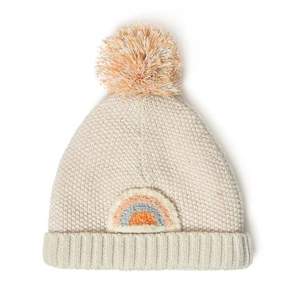 Beanie Knitted Cap-0-6 M / Peach