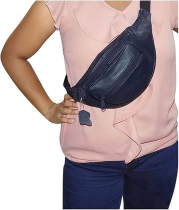 Style 98 Stylish Leather Blue Pouch