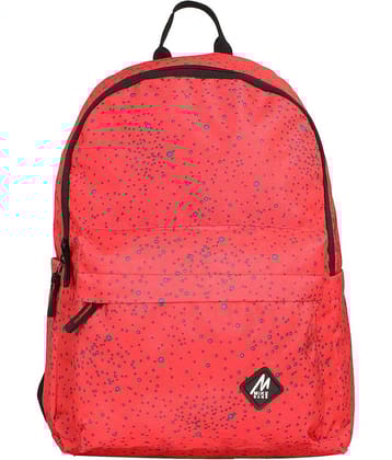 SmilyKiddos 15 Ltrs Pink Polyester College Bag