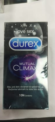 Love sex Durex Mutual Climax Ribs and dots designed to speed her up Performa lubricant to slow him down 