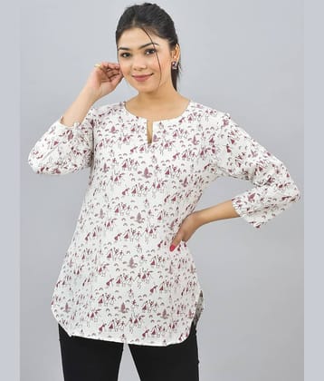 QuaClo Maroon Cotton Women's Tunic ( Pack of 1 )