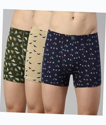 Cavenders Pack of 3 Nylon Trunks For Men's ( Multicolor )