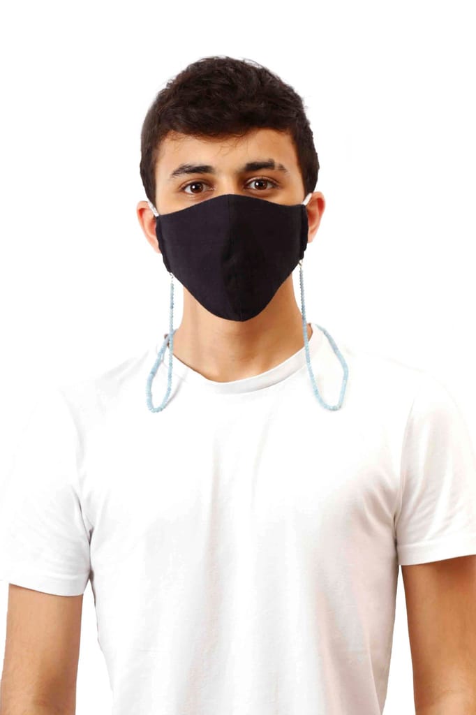 Semi Precious Beaded Mask Chain (Unisex)