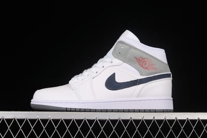 Air Jordan 1 AJ1 Mid Paris - White-Euro 41