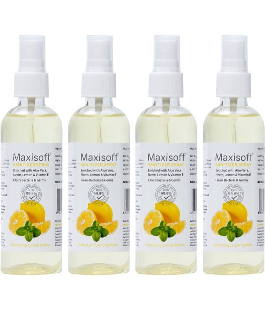 MAXISOFT - Refreshing Hand Sanitizer 120 mL ( Pack of 4 )