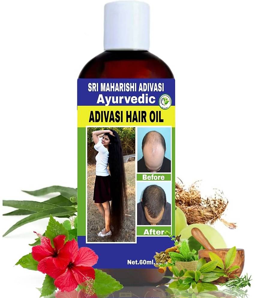 SRI MAHARISHI ADIVASI AYURVEDIC PRODUCTS - HERBAL PRODUCT - Hair Growth Bhringraj Oil 100 ml ( Pack of 1 )
